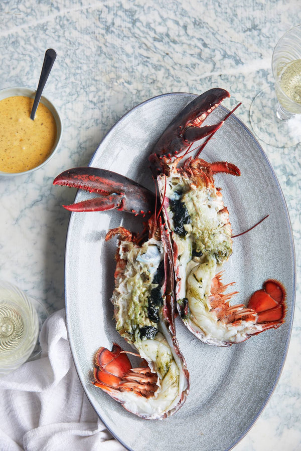 Lobster  with Seaweed Hollandaise