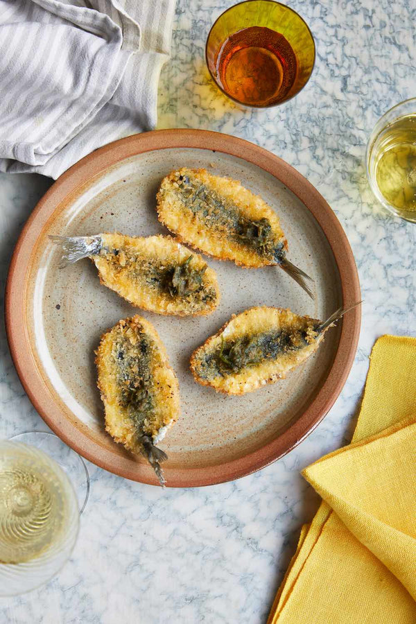 Fried Sardines with Anchovy Spring Onion Sambal