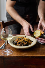 CUTTLEFISH RAGÙ, PAPPARDELLE & ROSEMARY CRUMBS